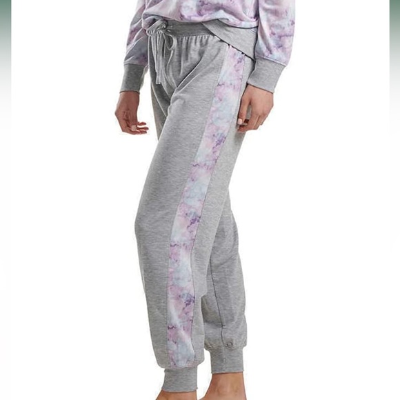 NWT Splendid women’s 2 piece matching pajama set purple gray floral - Picture 4 of 10